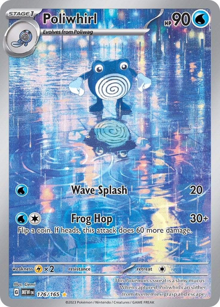 Image for Poliwhirl (176/165) (MEW) - Pokemon