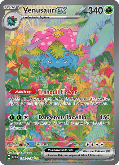 Image for Venusaur ex (198/165) (MEW) - Pokemon