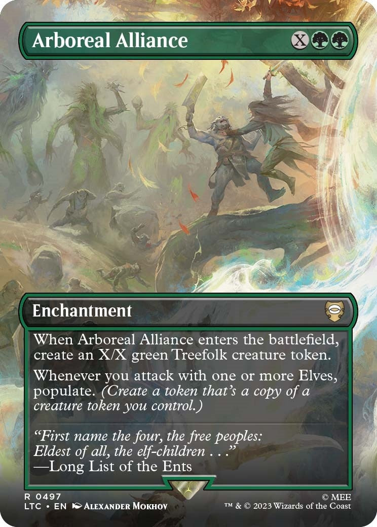 Image for Arboreal Alliance (Borderless) (497) - Magic: The Gathering