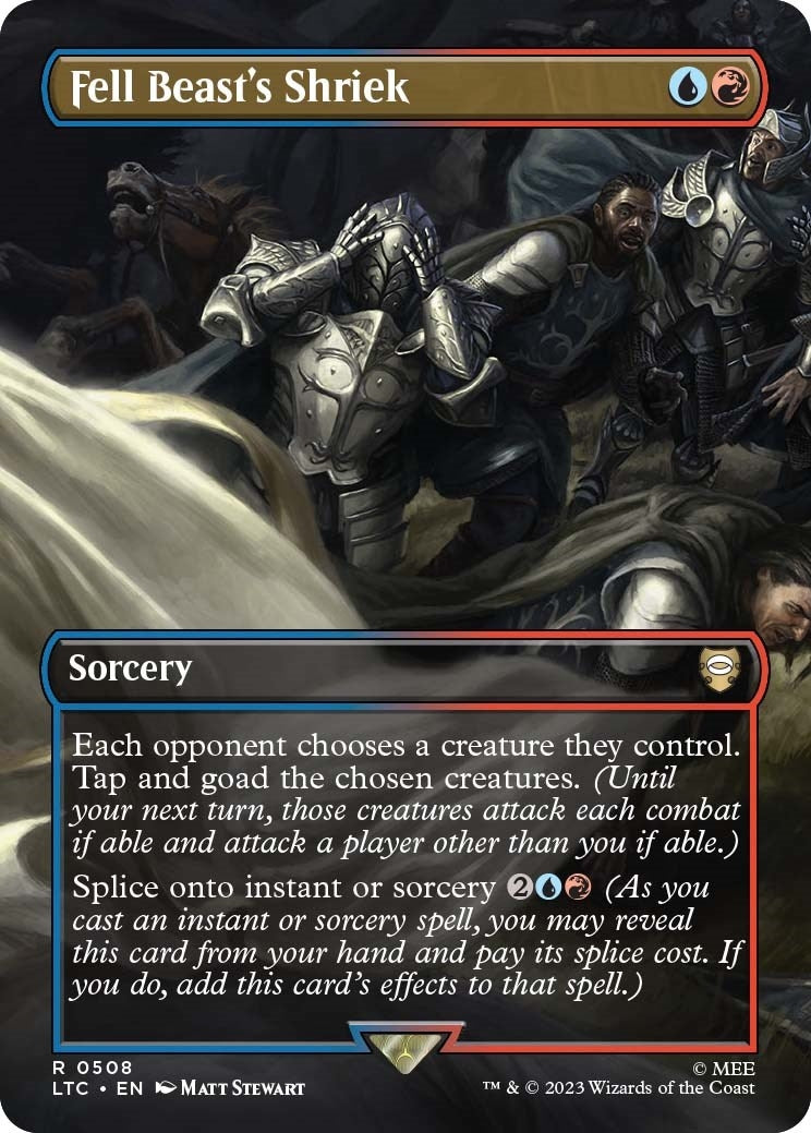Image for Fell Beast's Shriek (Borderless) (508) - Magic: The Gathering