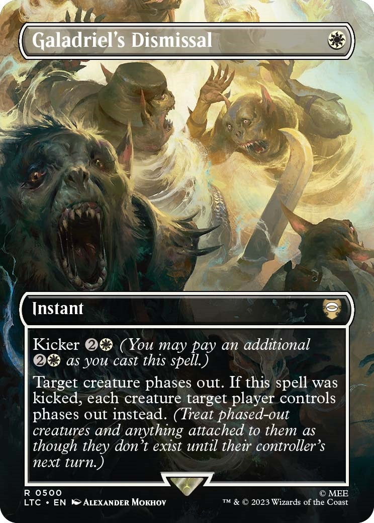 Image for Galadriel's Dismissal (Borderless) (500) - Magic: The Gathering