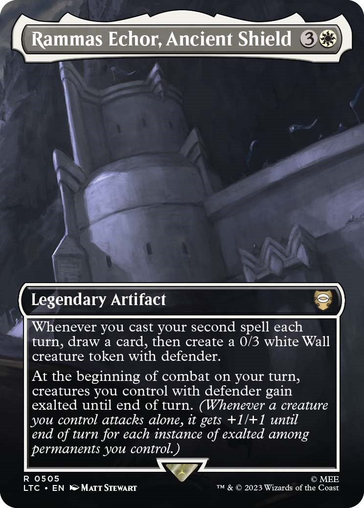 Image for Rammas Echor, Ancient Shield (Borderless) (505) - Magic: The Gathering