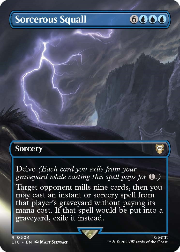 Image for Sorcerous Squall (Borderless) (504) - Magic: The Gathering