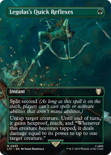 Image for Legolas's Quick Reflexes (Borderless) (493) - Magic: The Gathering