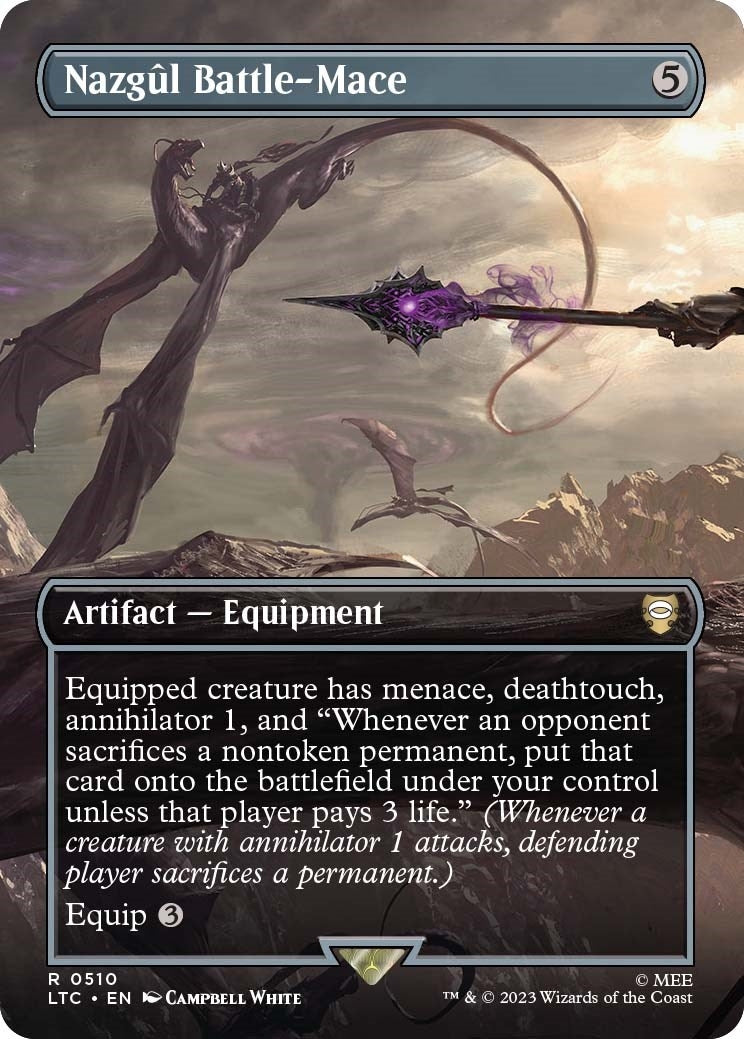 Image for Nazgul Battle-Mace (Borderless) (510) - Magic: The Gathering