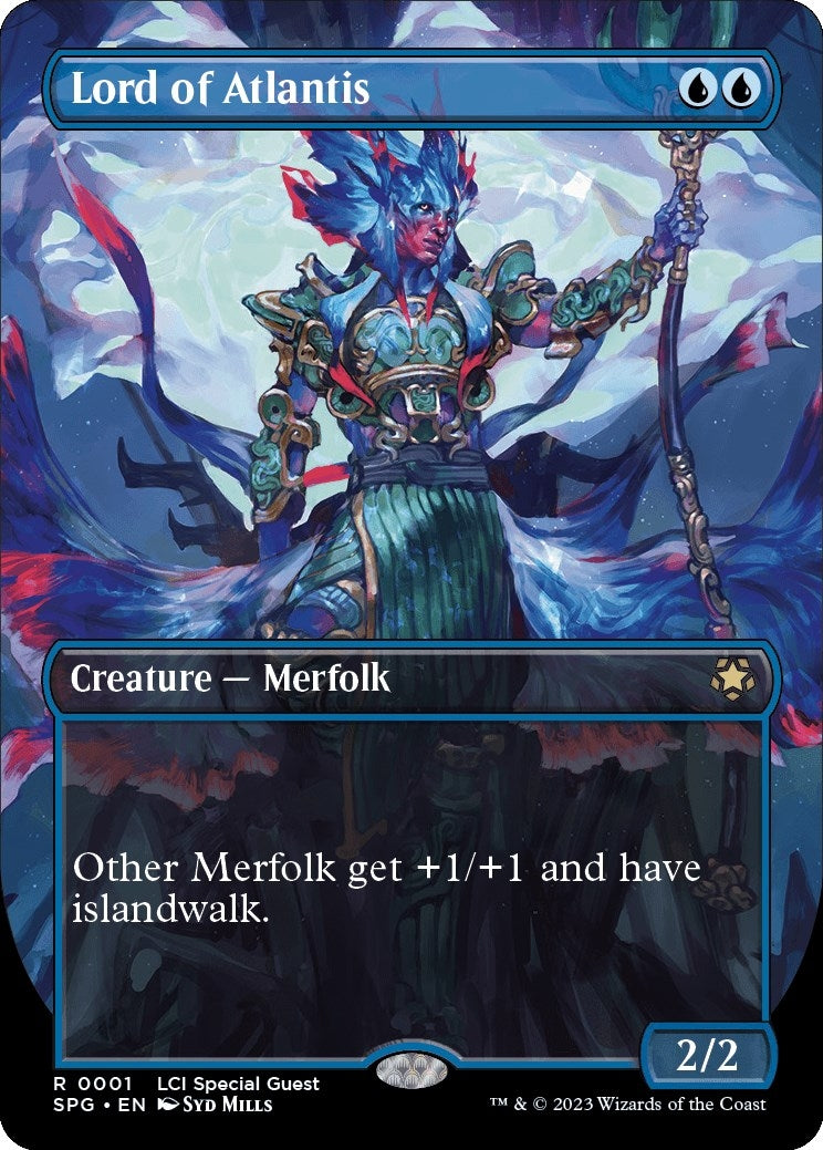 Image for Lord of Atlantis (Borderless) (1) (Special Guests) - Magic: The Gathering
