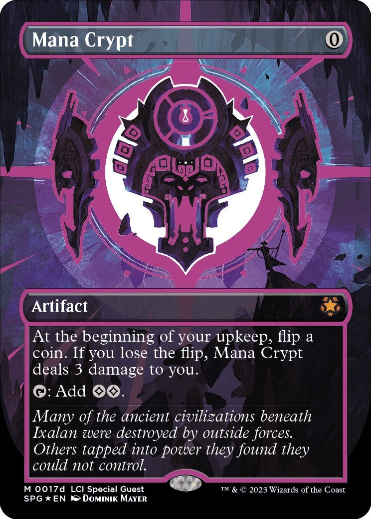 Image for Mana Crypt (0017d) (Borderless) (17d) (Special Guests) - Magic: The Gathering