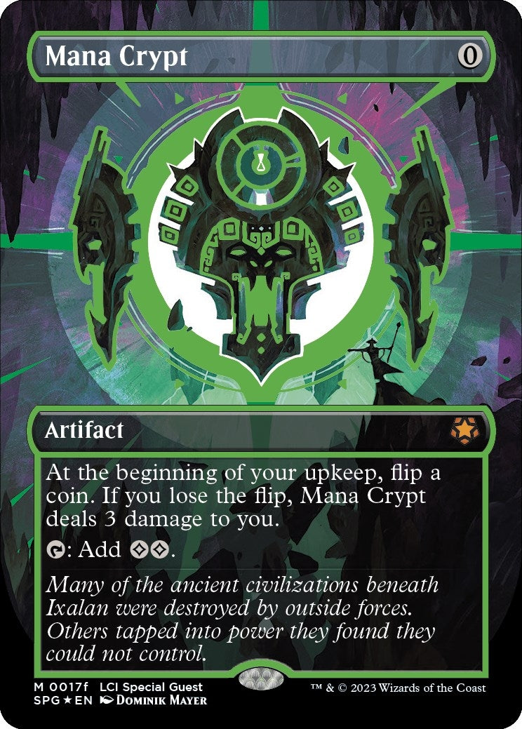 Image for Mana Crypt (0017f) (Borderless) (17f) (Special Guests) - Magic: The Gathering