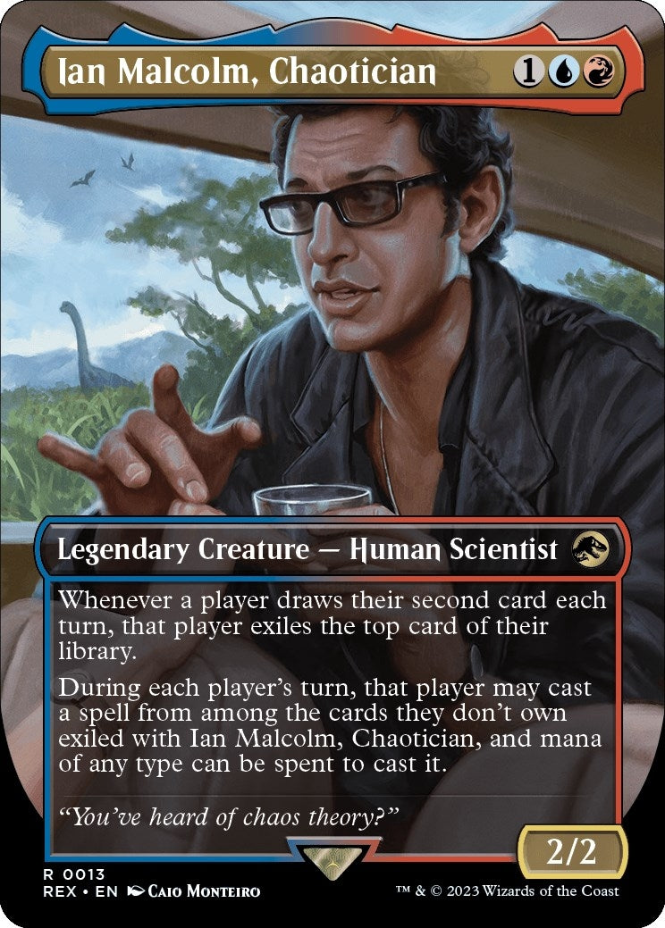 Ian Malcolm, Chaotician (Borderless) (13) (Universes Beyond: Jurassic World Collection)
