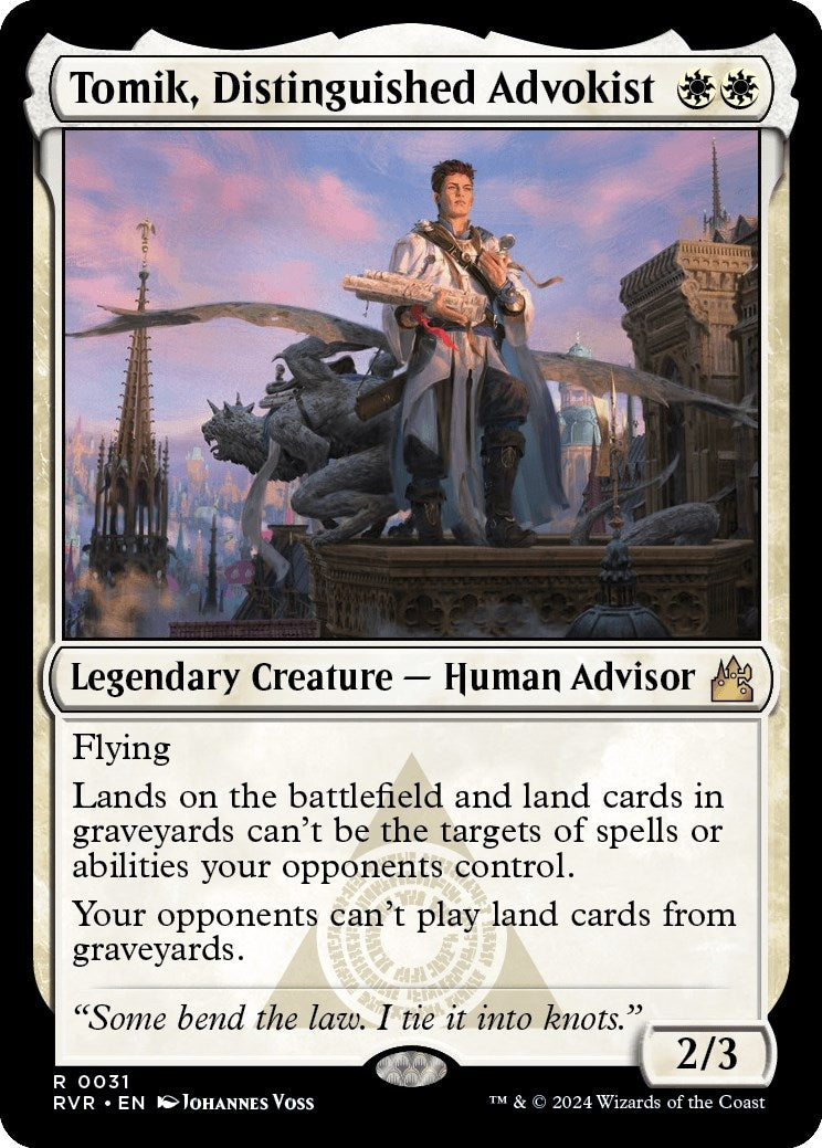 Image for Tomik, Distinguished Advokist (31) (Ravnica Remastered) (RVR) - Magic: The Gathering