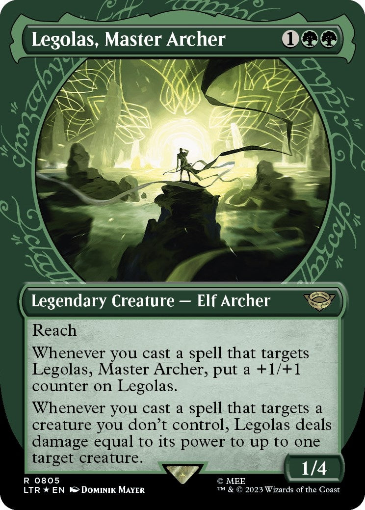 Image for Legolas, Master Archer (Showcase) (Surge Foil) (805) (LTR) - Magic: The Gathering