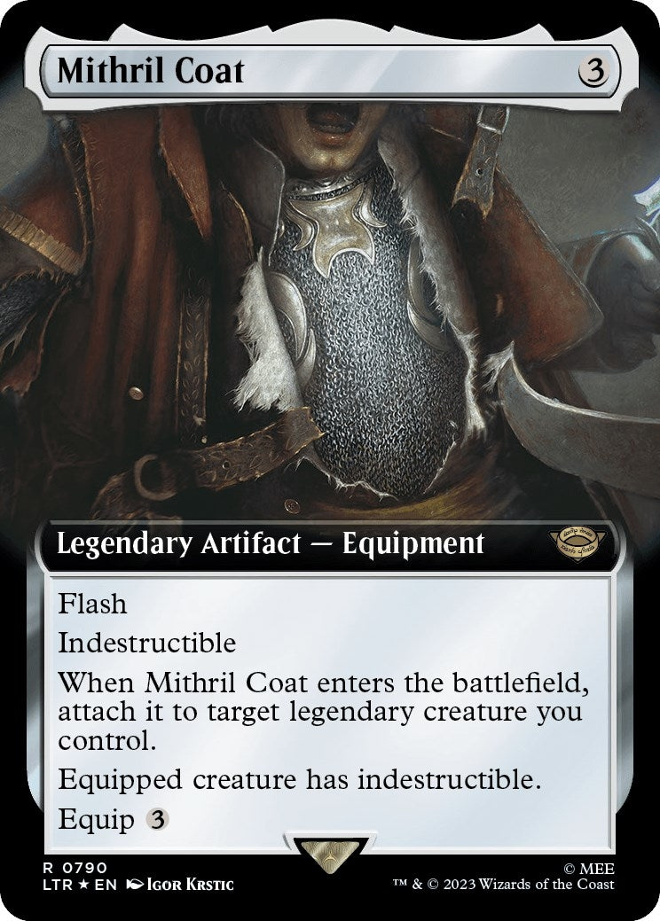 Image for Mithril Coat (Extended Art) (Surge Foil) (790) (LTR) - Magic: The Gathering