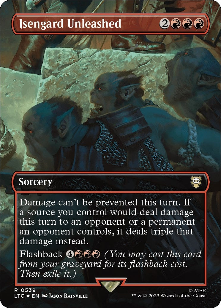 Image for Isengard Unleashed (Borderless) (Surge Foil) (539) - Magic: The Gathering