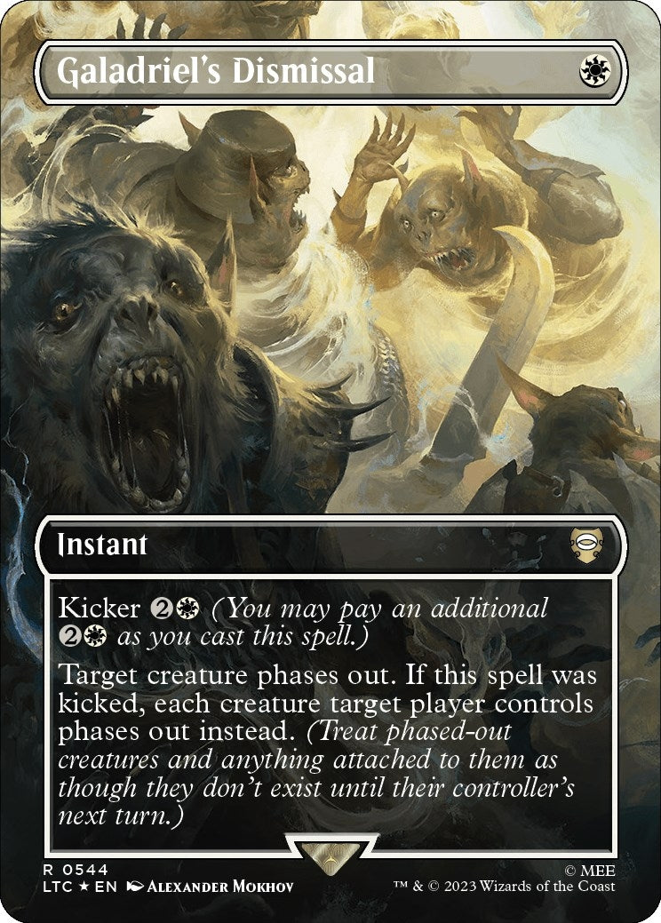 Image for Galadriel's Dismissal (Borderless) (Surge Foil) (544) - Magic: The Gathering