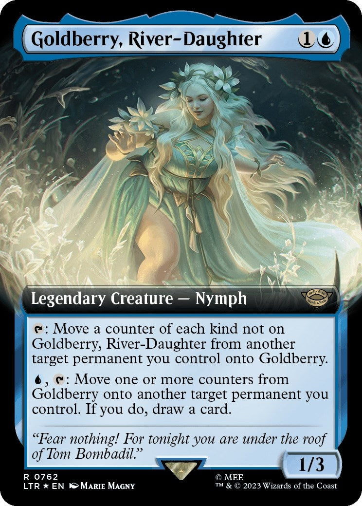 Image for Goldberry, River-Daughter (Extended Art) (Surge Foil) (762) (LTR) - Magic: The Gathering