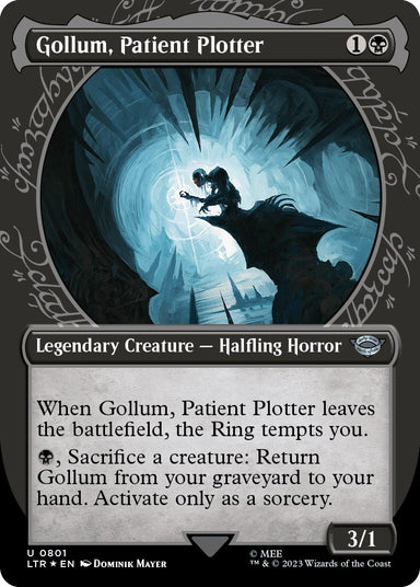Image for Gollum, Patient Plotter (Showcase) (Surge Foil) (801) (LTR) - Magic: The Gathering