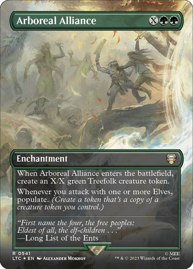 Image for Arboreal Alliance (Borderless) (Surge Foil) (541) - Magic: The Gathering