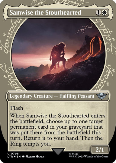 Image for Samwise the Stouthearted (Showcase) (Surge Foil) (798) (LTR) - Magic: The Gathering
