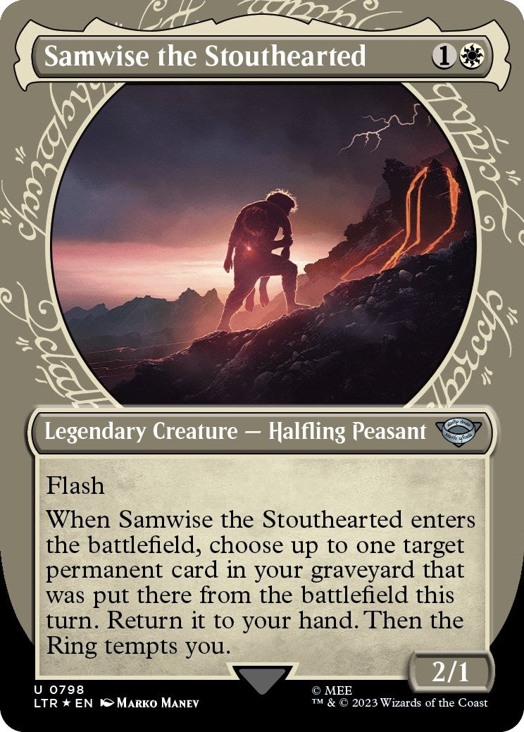 Image for Samwise the Stouthearted (Showcase) (Surge Foil) (798) (LTR) - Magic: The Gathering