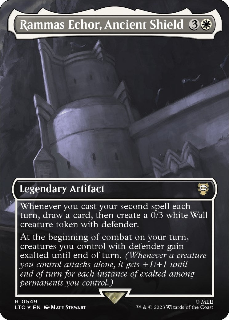 Image for Rammas Echor, Ancient Shield (Borderless) (Surge Foil) (549) - Magic: The Gathering