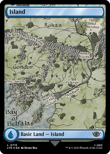 Image for Island (0715) (Surge Foil) (715) (LTR) - Magic: The Gathering