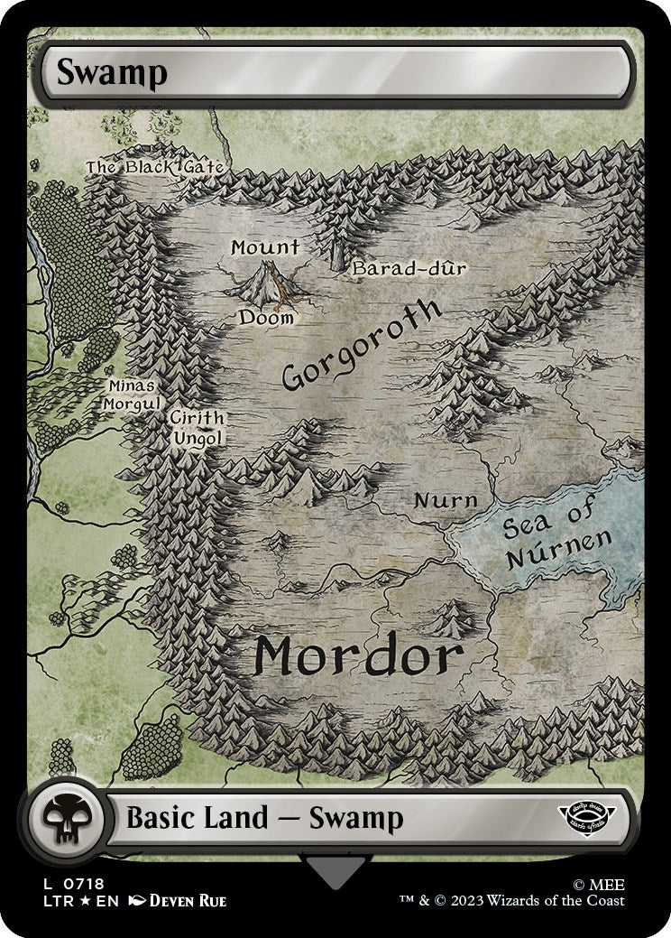 Image for Swamp (0718) (Surge Foil) (718) (LTR) - Magic: The Gathering