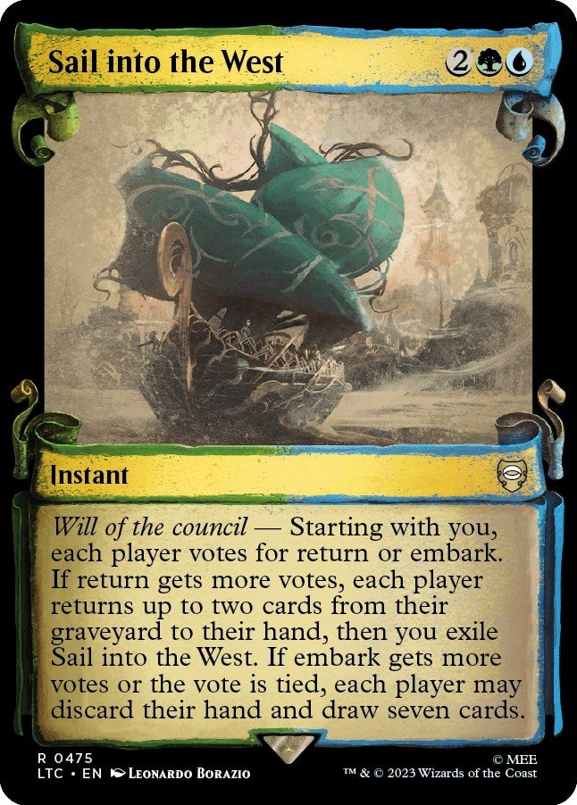 Image for Sail into the West (Showcase Scrolls) (475) - Magic: The Gathering