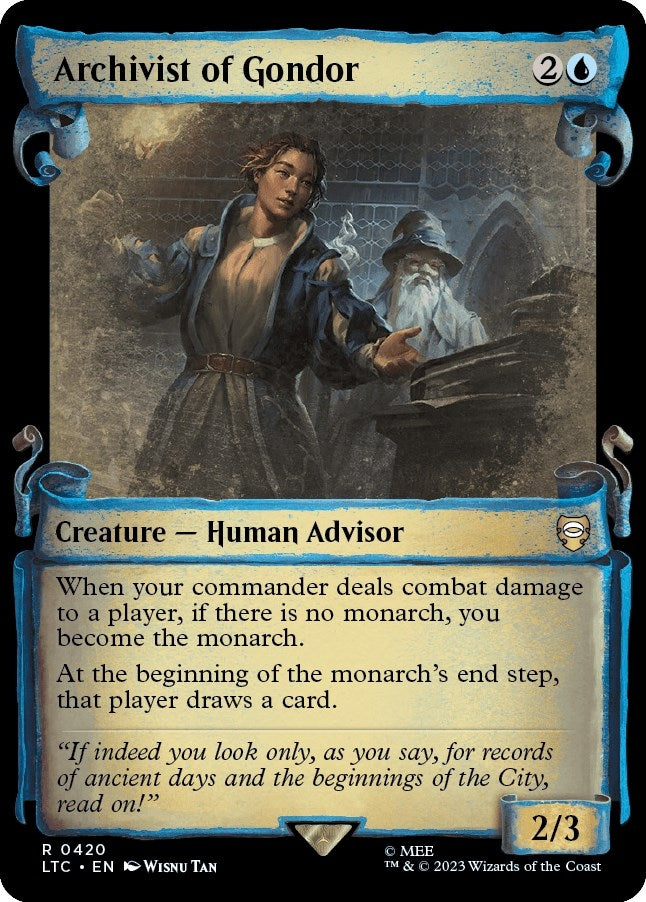 Image for Archivist of Gondor (Showcase Scrolls) (420) - Magic: The Gathering