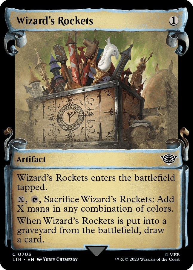Image for Wizard's Rockets (Showcase Scrolls) (703) (LTR) - Magic: The Gathering