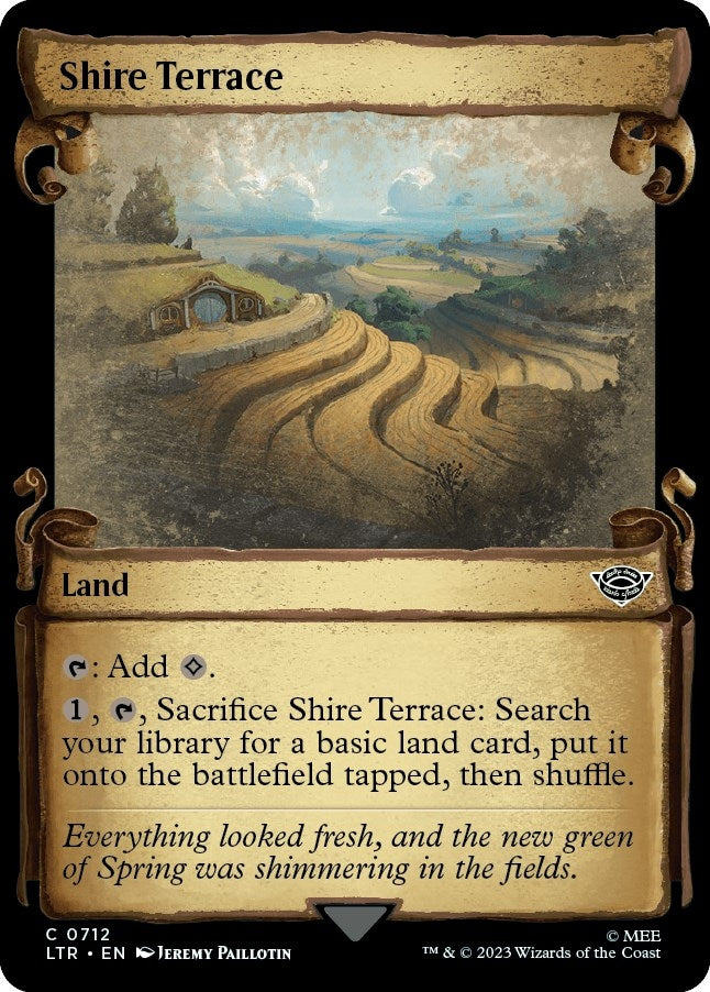 Image for Shire Terrace (Showcase Scrolls) (712) (LTR) - Magic: The Gathering