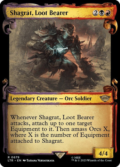 Image for Shagrat, Loot Bearer (Showcase Scrolls) (679) (LTR) - Magic: The Gathering