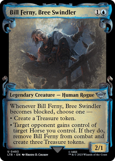 Image for Bill Ferny, Bree Swindler (Showcase Scrolls) (493) (LTR) - Magic: The Gathering