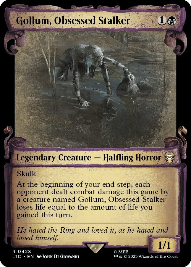 Image for Gollum, Obsessed Stalker (Showcase Scrolls) (428) - Magic: The Gathering