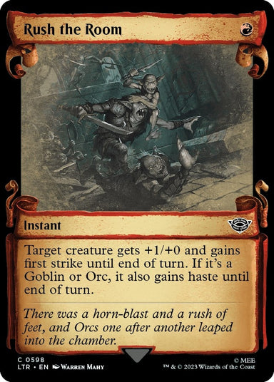 Image for Rush the Room (Showcase Scrolls) (598) (LTR) - Magic: The Gathering