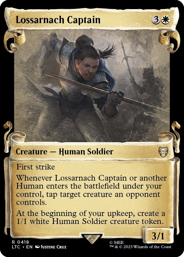Image for Lossarnach Captain (Showcase Scrolls) (418) - Magic: The Gathering