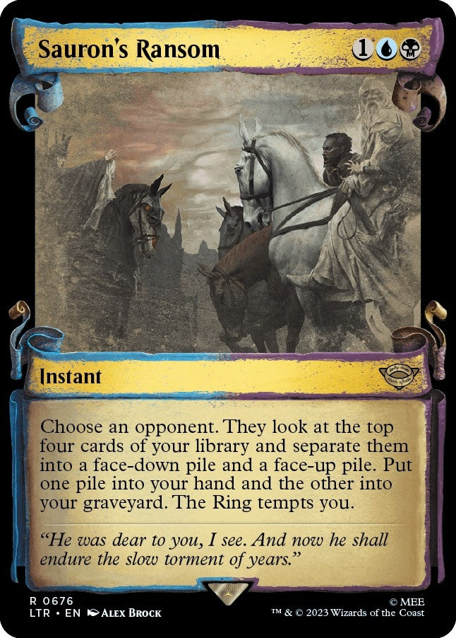 Image for Sauron's Ransom (Showcase Scrolls) (676) (LTR) - Magic: The Gathering