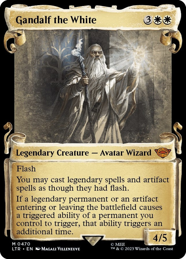 Image for Gandalf the White (Showcase Scrolls) (470) (LTR) - Magic: The Gathering