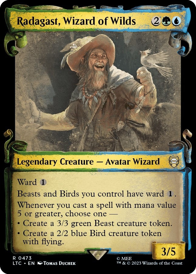 Image for Radagast, Wizard of Wilds (Showcase Scrolls) (473) - Magic: The Gathering