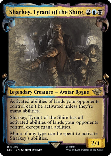 Image for Sharkey, Tyrant of the Shire (Showcase Scrolls) (680) (LTR) - Magic: The Gathering