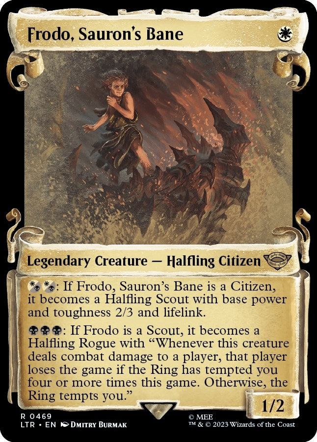 Image for Frodo, Sauron's Bane (Showcase Scrolls) (469) (LTR) - Magic: The Gathering