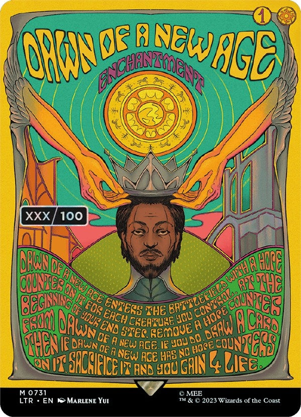 Image for Dawn of a New Age (Borderless Poster) (Serial Numbered) (731) (LTR) - Magic: The Gathering