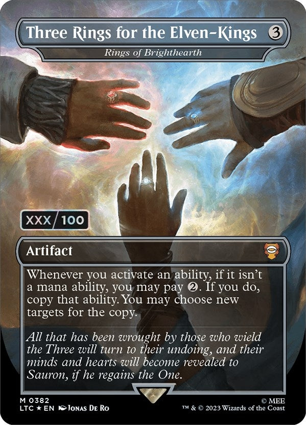 Image for Three Rings for the Elven-Kings - Rings of Brighthearth (Serial Numbered) (382) - Magic: The Gathering