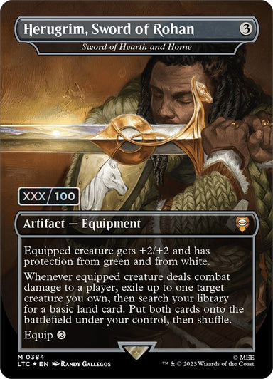 Image for Herugrim, Sword of Rohan - Sword of Hearth and Home (Serial Numbered) (384) - Magic: The Gathering