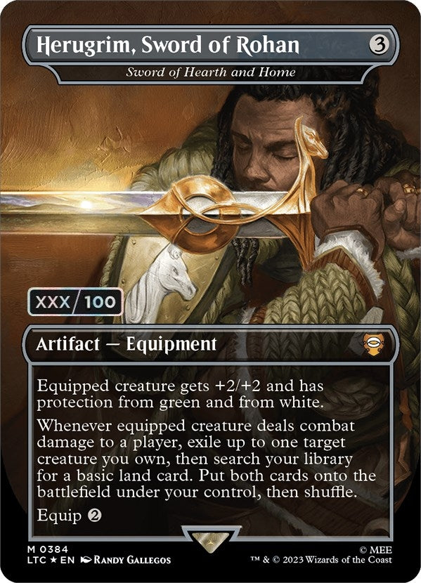 Image for Herugrim, Sword of Rohan - Sword of Hearth and Home (Serial Numbered) (384) - Magic: The Gathering
