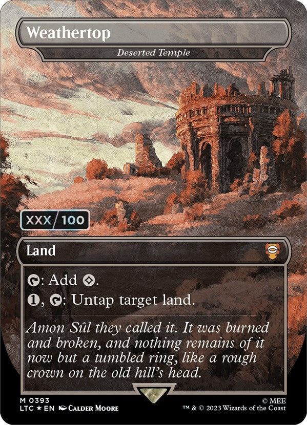 Image for Weathertop - Deserted Temple (Serial Numbered) (393) - Magic: The Gathering