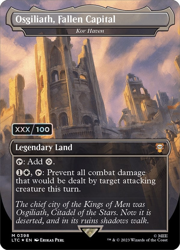 Image for Osgiliath, Fallen Capital - Kor Haven (Serial Numbered) (398) - Magic: The Gathering