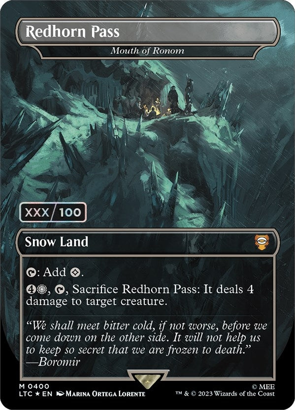Image for Redhorn Pass - Mouth of Ronom (Serial Numbered) (400) - Magic: The Gathering