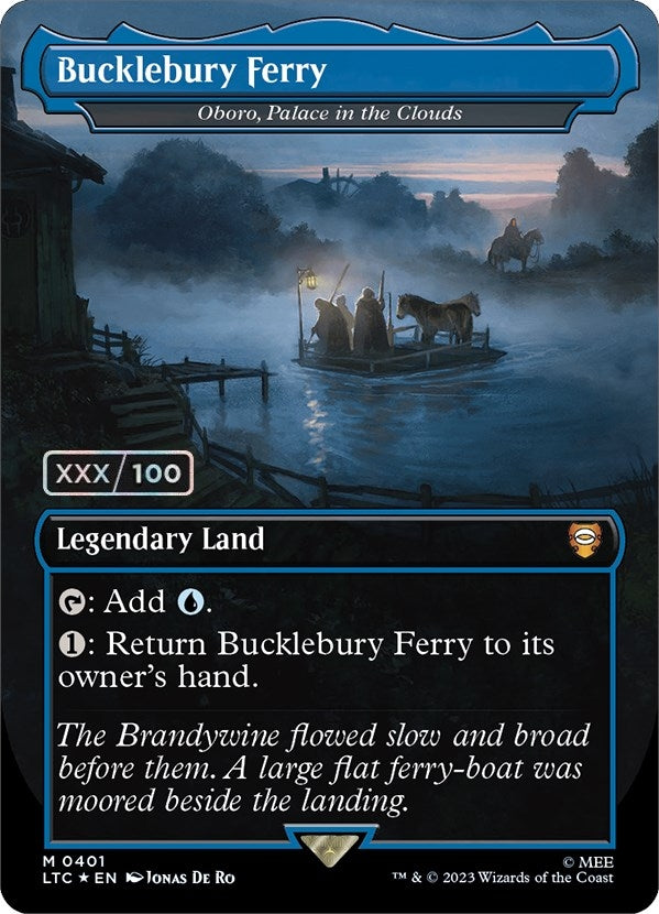 Image for Bucklebury Ferry - Oboro, Palace in the Clouds (Serial Numbered) (401) - Magic: The Gathering