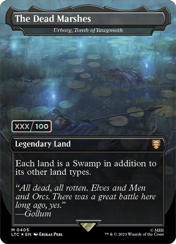 Image for The Dead Marshes - Urborg, Tomb of Yawgmoth (Serial Numbered) (405) - Magic: The Gathering