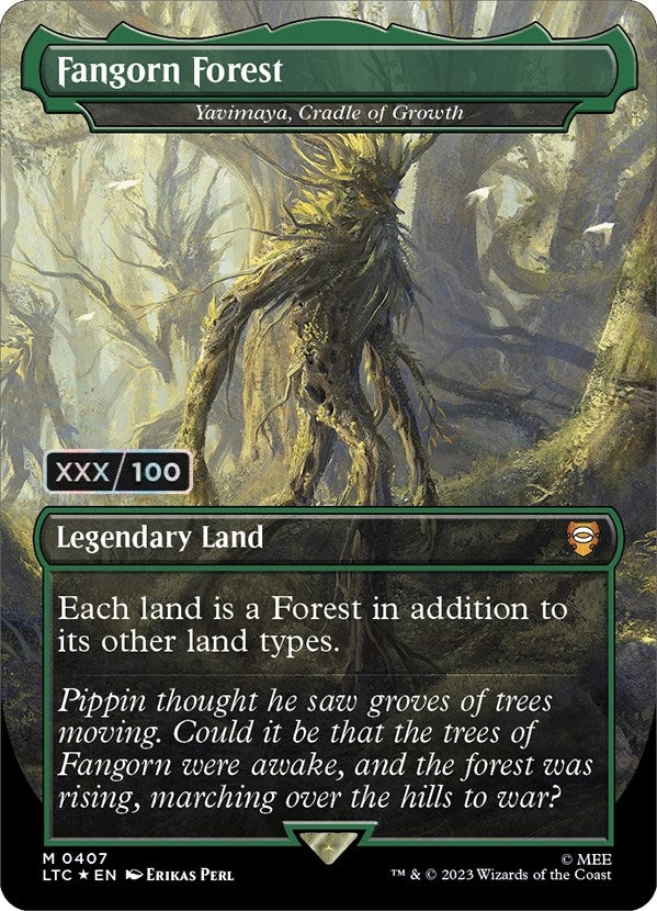 Image for Fangorn Forest - Yavimaya, Cradle of Growth (Serial Numbered) (407) - Magic: The Gathering